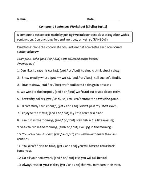 18 Compound Subject And Predicate Ideas Subject And Predicate 