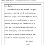 20 Editing Sentences 3rd Grade Desalas Template
