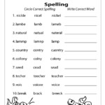 2nd Grade English Worksheets Best Coloring Pages For Kids