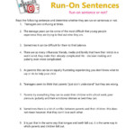 30 Run On Sentence Worksheet Education Template