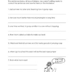 3rd Grade Sentence Editing Worksheets Kidsworksheetfun