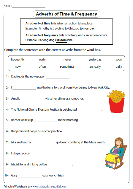 Adverb Worksheets Adverbs Worksheet Adverbs Grammar Worksheets