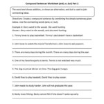 And Or And But Compound Sentences Worksheet Complex Sentences