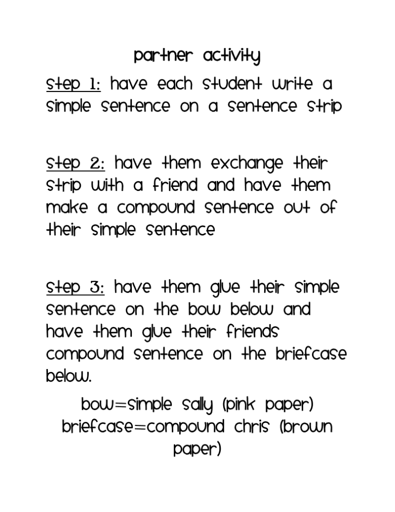 Buggy For Second Grade Simple And Compound Sentences