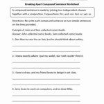 Complex Sentences Worksheet 5th Grade Best Plex Sentence Worksheets 5th