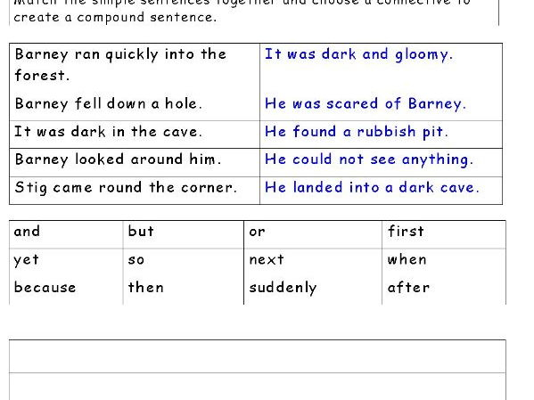 Compound Sentences Teaching Resources