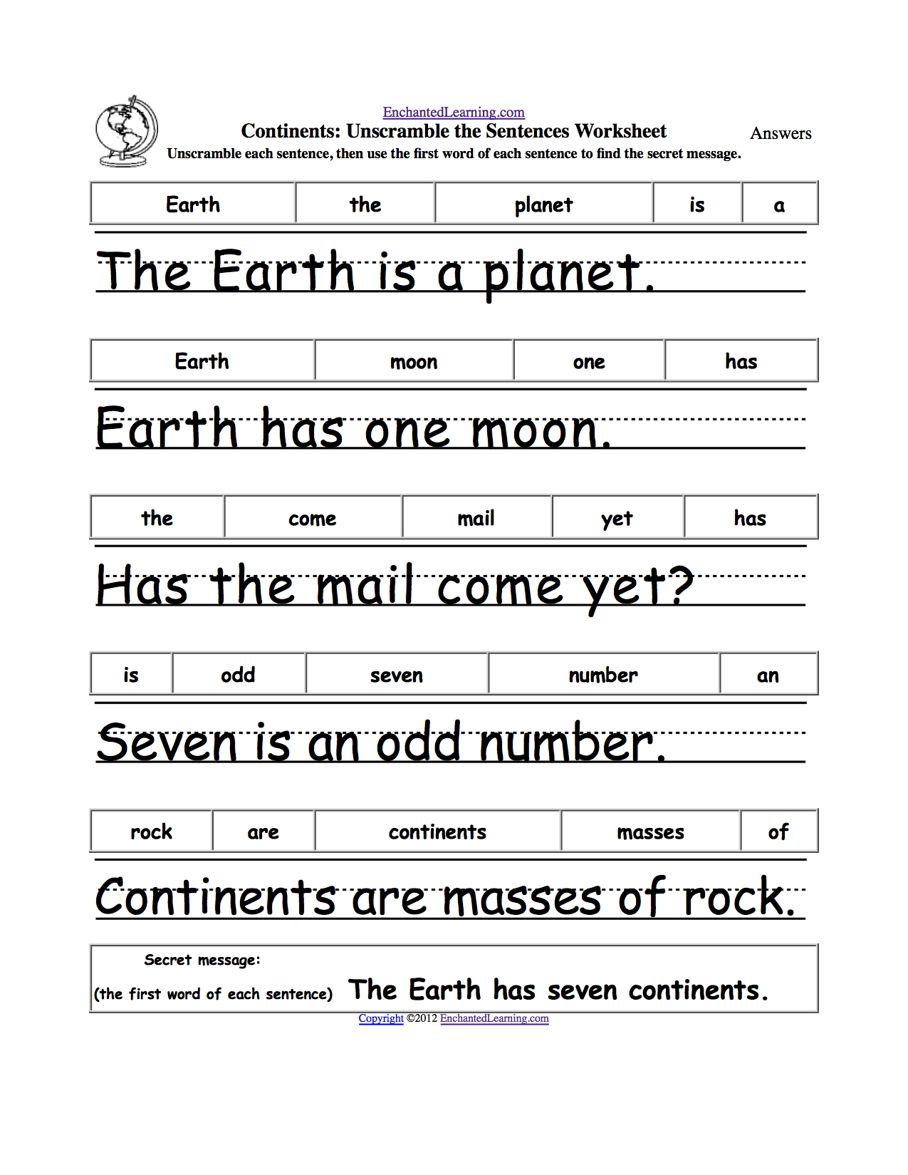 Earth Day Crafts EnchantedLearning