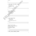 English Worksheets Simple Sentence Patterns