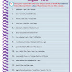 Free Printable Scrambled Sentences Worksheets