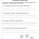 Free Printable Sentence Writing Worksheets Second Grade Sentences