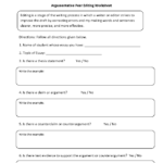 Grammar Editing Worksheets Grade 6 DIY Worksheet