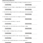 Identifying Conjunctions Worksheet Turtle Diary
