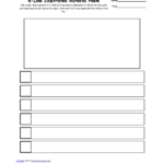 Illustrated Acrostic Poem Worksheets Worksheet Printout
