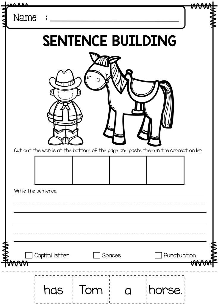 July Sentence Building Sentence Building Sentence Building 