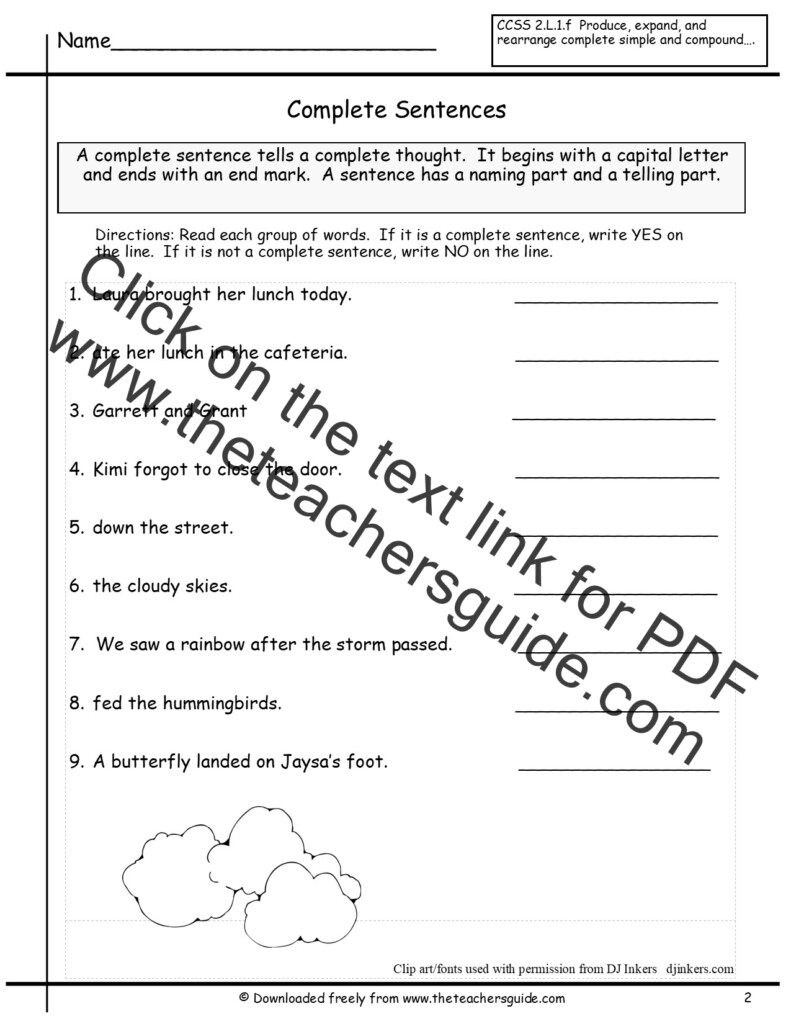 Jumbled Sentence Worksheet For Grade 3 Favorite Worksheet
