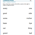 Match The Compound Words Worksheets 99Worksheets