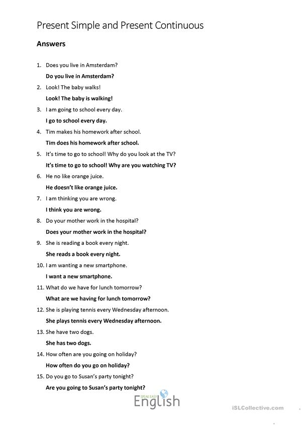 Mockinbirdhillcottage Sentence Correction Worksheets Pdf With Answers