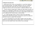 Order The Paragraphs Worksheet