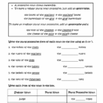 Possessive Nouns Worksheet Worksheets 99Worksheets