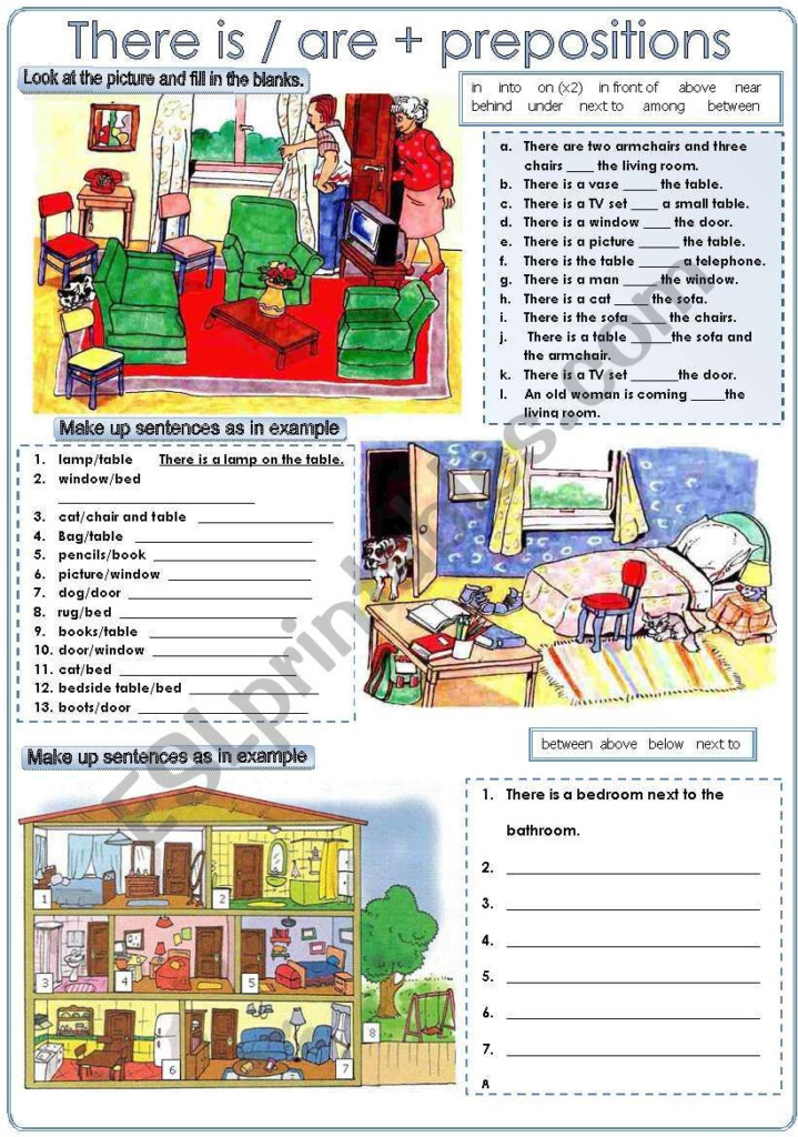 Preposition Worksheets With Answers For Grade 6 Worksheets