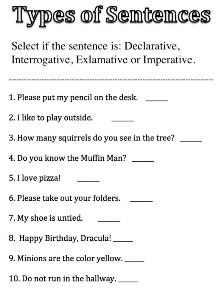 Sentence Structure Interactive And Downloadable Worksheet You Can Do