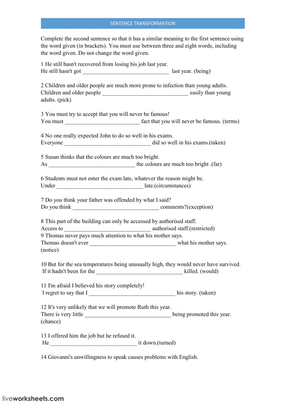 Synthesis of sentences worksheet pdf sentenceworksheets