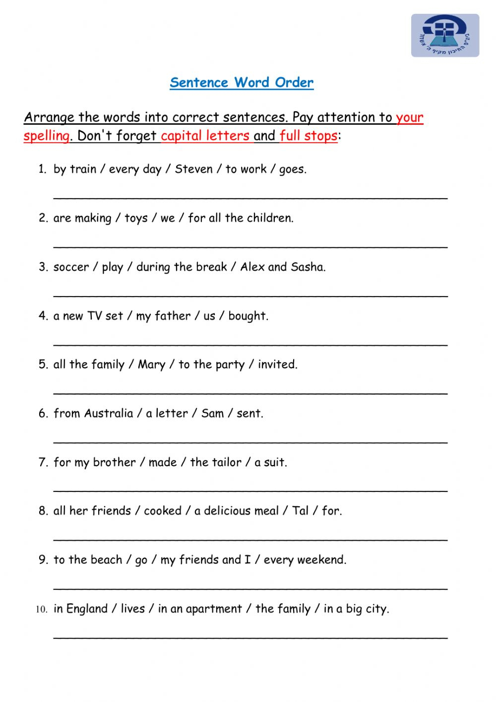 sentence-order-worksheets-pdf-sentenceworksheets
