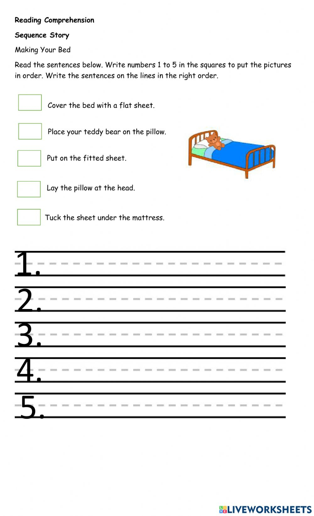 Grade 4 Sentence Structure Worksheets