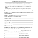 Simple Compound And Complex Sentences Worksheet Pdf Db excel