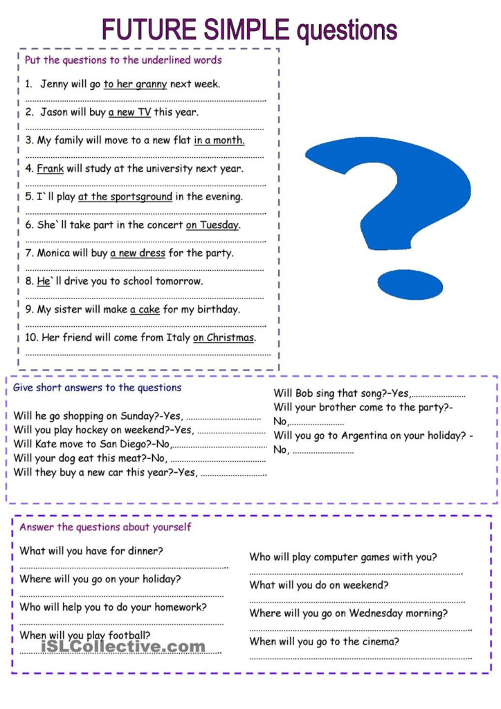 Simple Future will Questions This Or That Questions Worksheets 