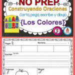 Spanish Color Words Sentence Building Construyendo Oraciones Con Los
