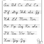 Tracing Cursive Letters Worksheets Pdf Dot To Dot Name Tracing Website