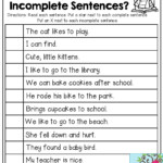 Unscramble Sentences Worksheets 1St Grade Db excel