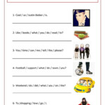 Unscramble The Sentence Worksheet Free ESL Printable Worksheets Made