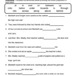 Use The Prepositions Worksheet Have Fun Teaching