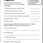 Word Study Lesson Correcting Sentence Fragments Mr Roberson ESL
