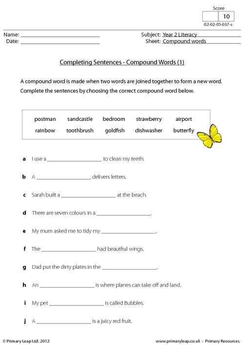14 Best Images Of Worksheets Compound Sentences Worksheeto