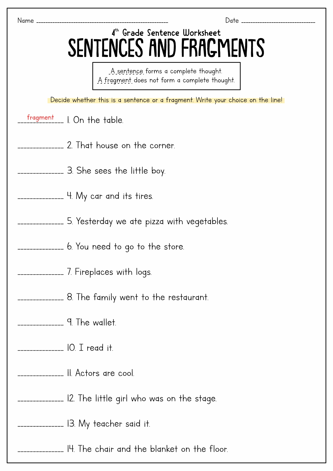 15 Complex Sentence Worksheets 7th Grade Worksheeto