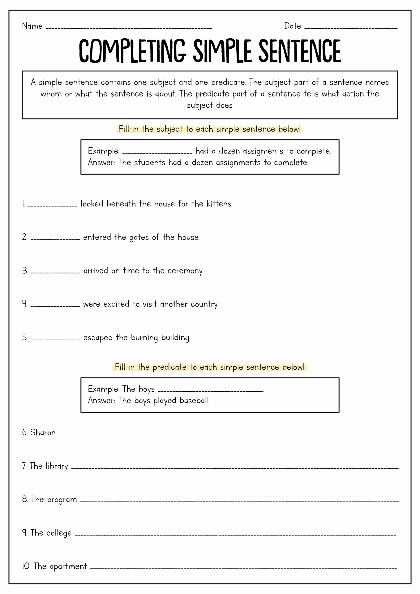 15 Complex Sentence Worksheets 7th Grade Worksheeto