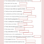 Active Passive Voice Worksheet