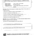 Compound Sentences Worksheet Pdf