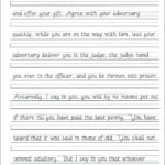 Cursive Sentence Worksheet The Best Worksheets Image Collection Cursive