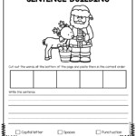 December Sentence Building Sentence Building Kindergarten Writing