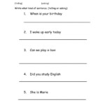 Declarative And Interrogative Sentences Activity
