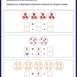 Division Sentences Worksheets K5 Learning Division Worksheets For 3rd