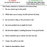 Ejercicio De Simple Compound Complex Sentences