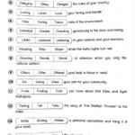 Ejercicio De Year 5 Grammar Imperative Sentences
