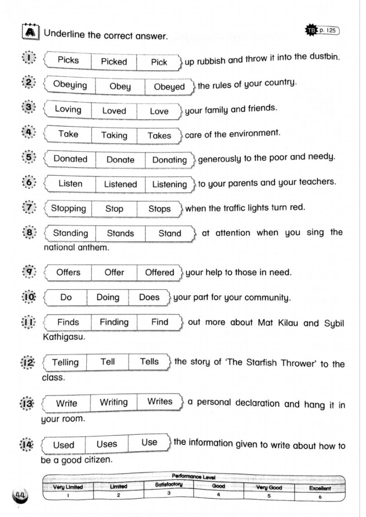 Ejercicio De Year 5 Grammar Imperative Sentences