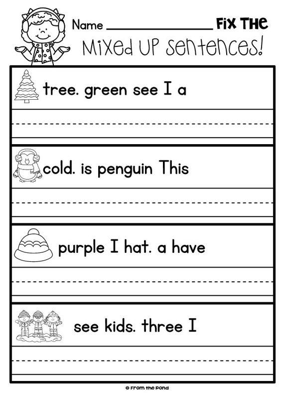 Fix The Mixed Up Christmas Sentences