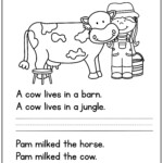 Free Sentence Writing Copy The Correct Sentence These Sentence